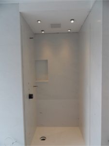 Stone installed on site 