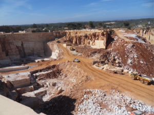 Quarry in the Moleanos region. 
